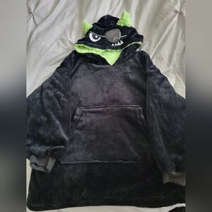 Kids Fleece & Sherpa Monster Hoodie
